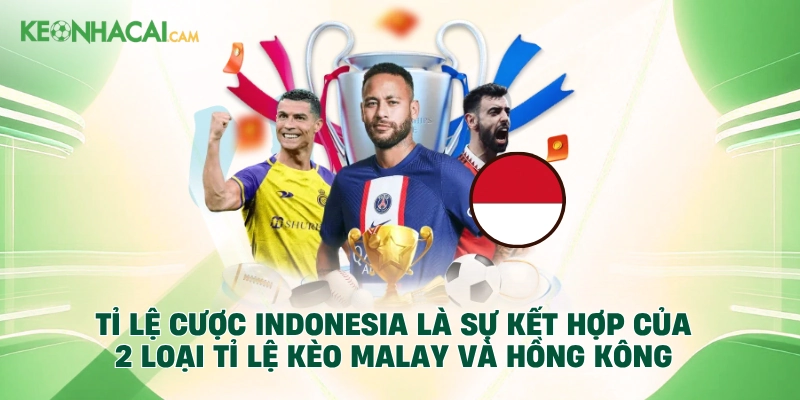 Tỉ lệ cược Indonesia là sự kết hợp của 2 loại tỉ lệ kèo Malay và Hồng Kông